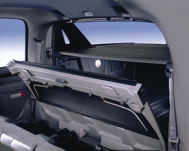 Cadillac Escalade EXT luggage compartment view