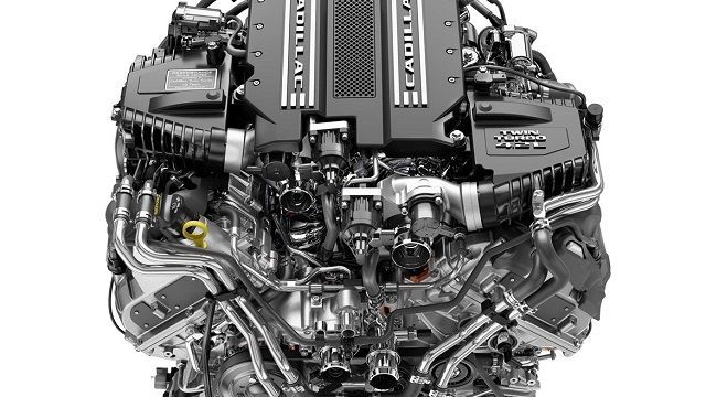 Cadillac Escalade EXT engine view