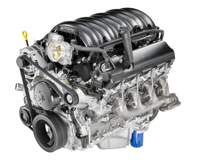 Chevrolet Silverado engine view