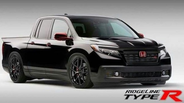 Right side view of the Honda Ridgeline Type R