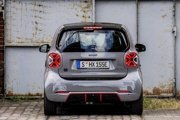 Rear view of the Smart EQ