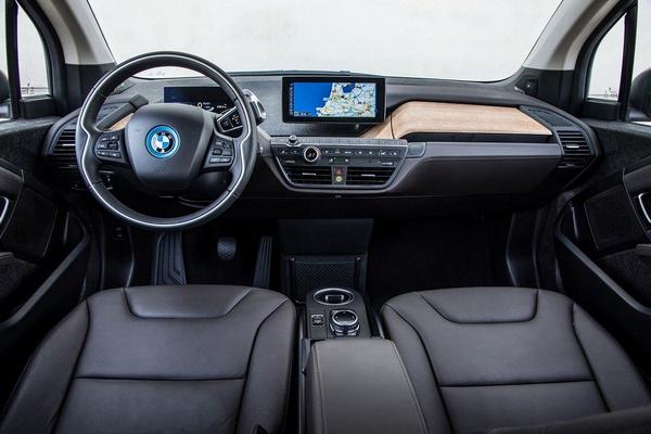 Interior view of the torpedo room of the new BMW i3