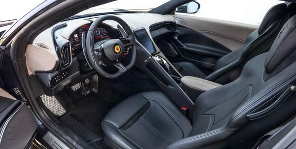 Interior of the Ferrari Roma