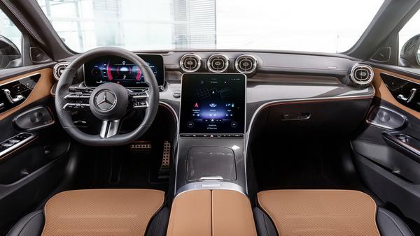 Interior view of the torpedo room of the Mercedes C-Class