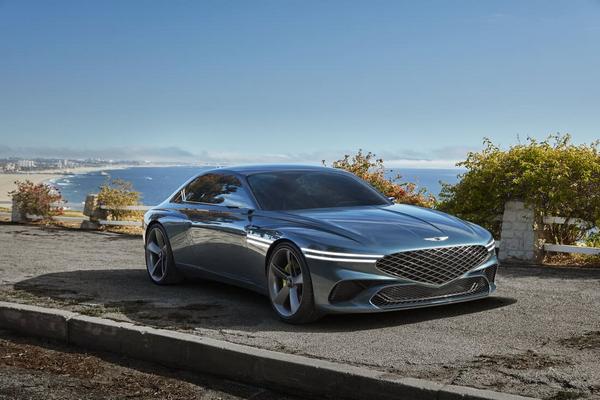 View from the right side of the Genesis X EV GT