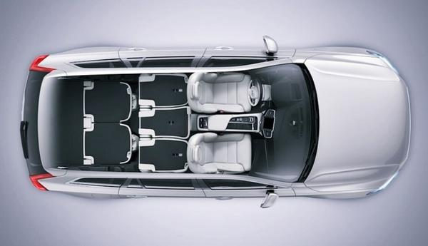 Photo top view Volvo XC100 EVs