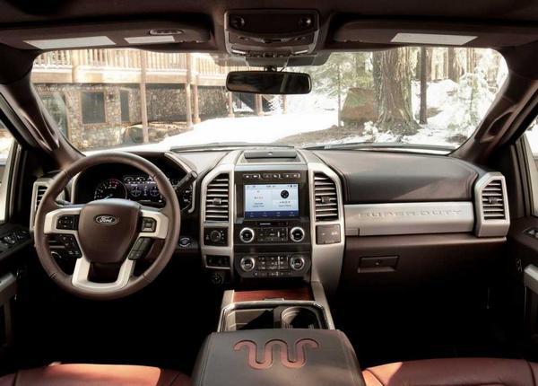 Ford King Ranch F350 Multimedia Interior View