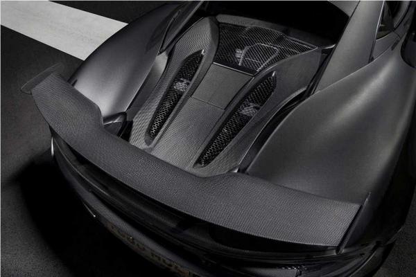 Top view of the McLaren 650S Spider