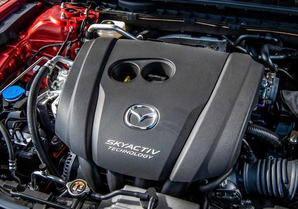 Engine view of the Mazda 6