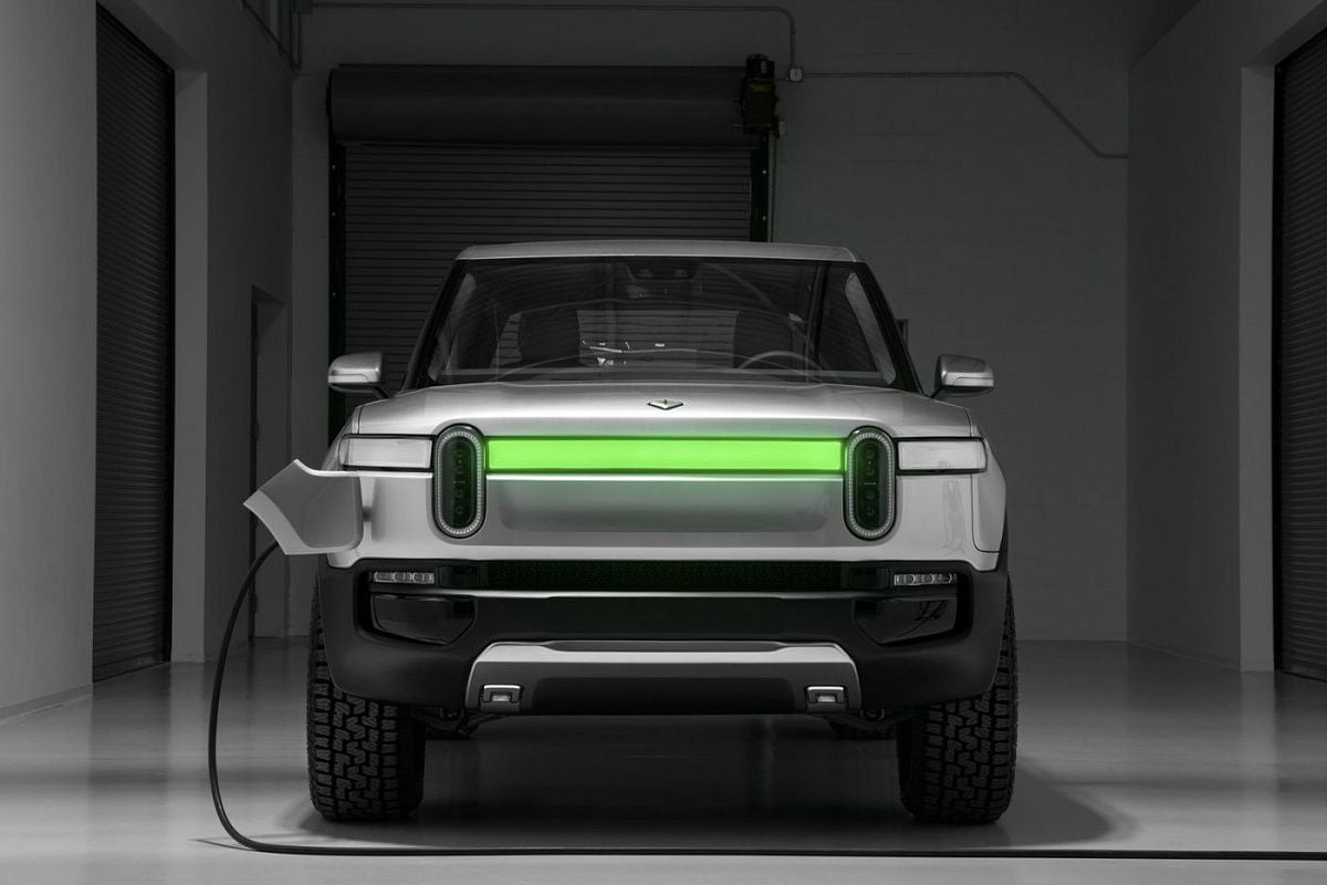 Front view of the Rivian R1T