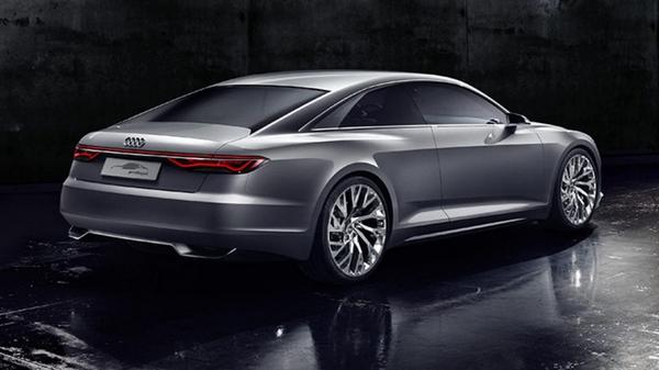View from the right side of the Audi A9
