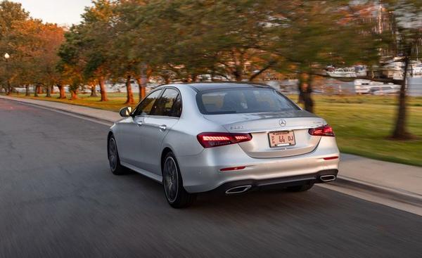 Rear view of the Mercedes-Benz E-Class